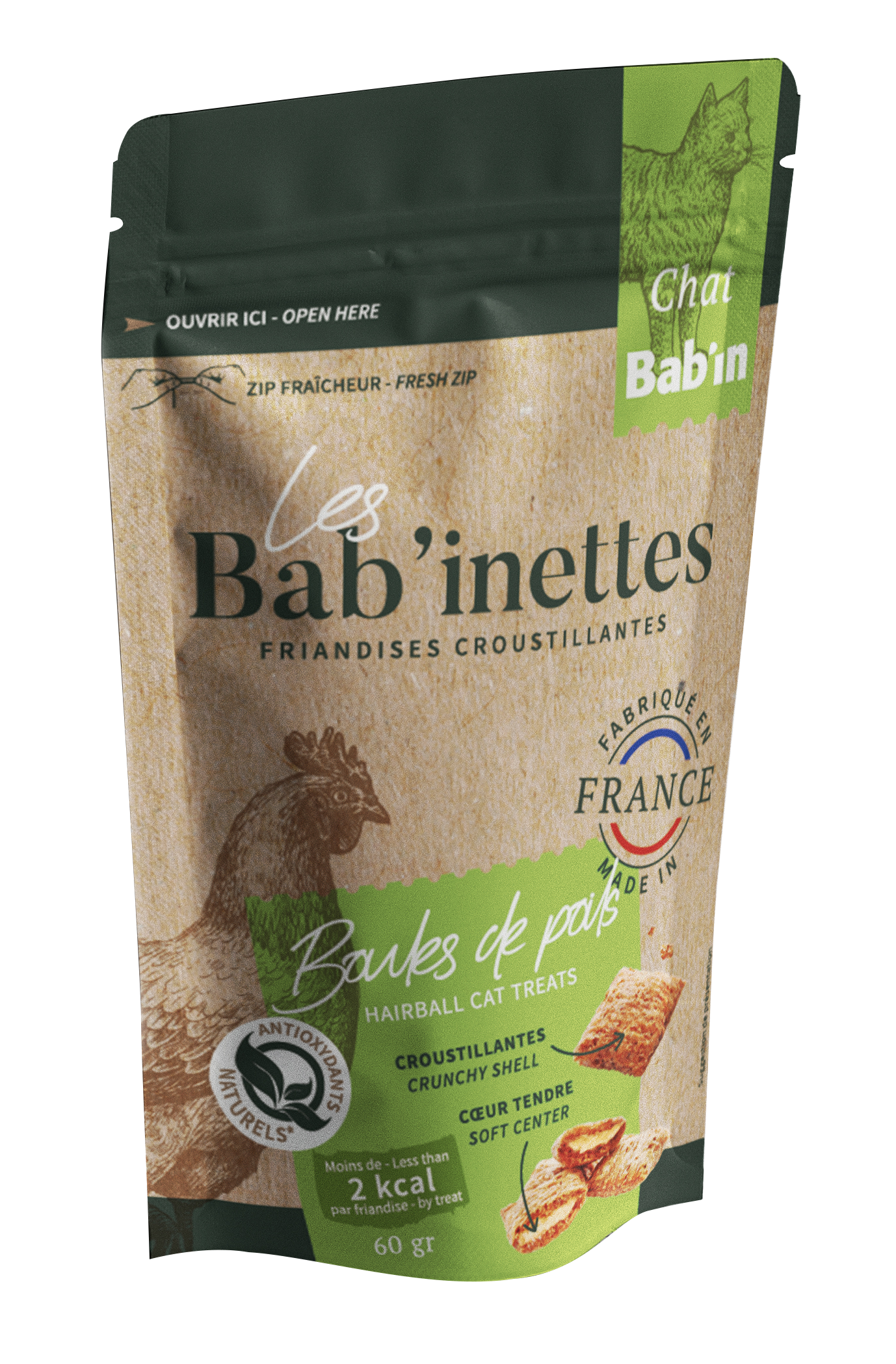 BABINETTES BOULES DE POILS