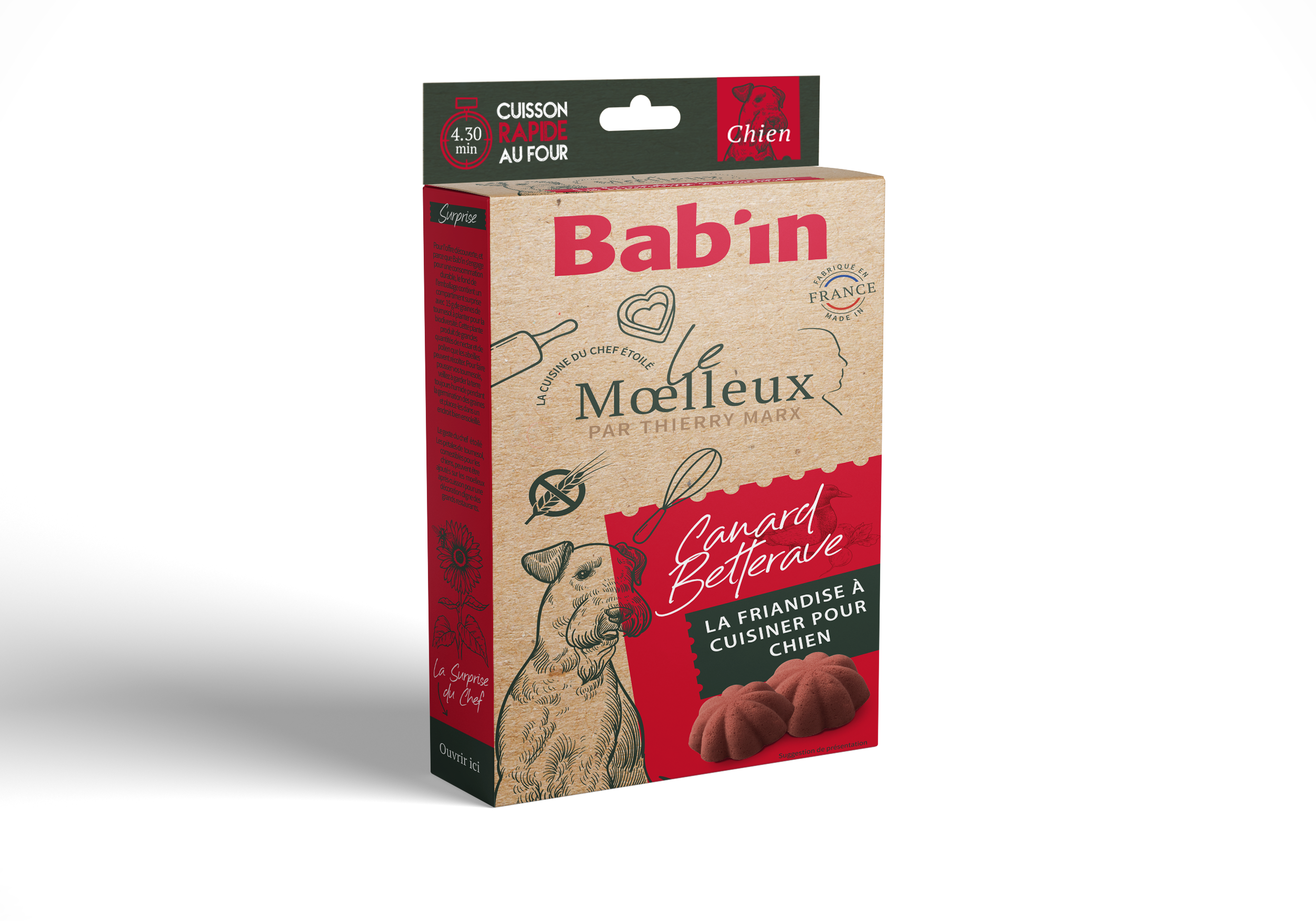 LE MOUELLEUX PACK CHIEN CANARD/BETTERAVE