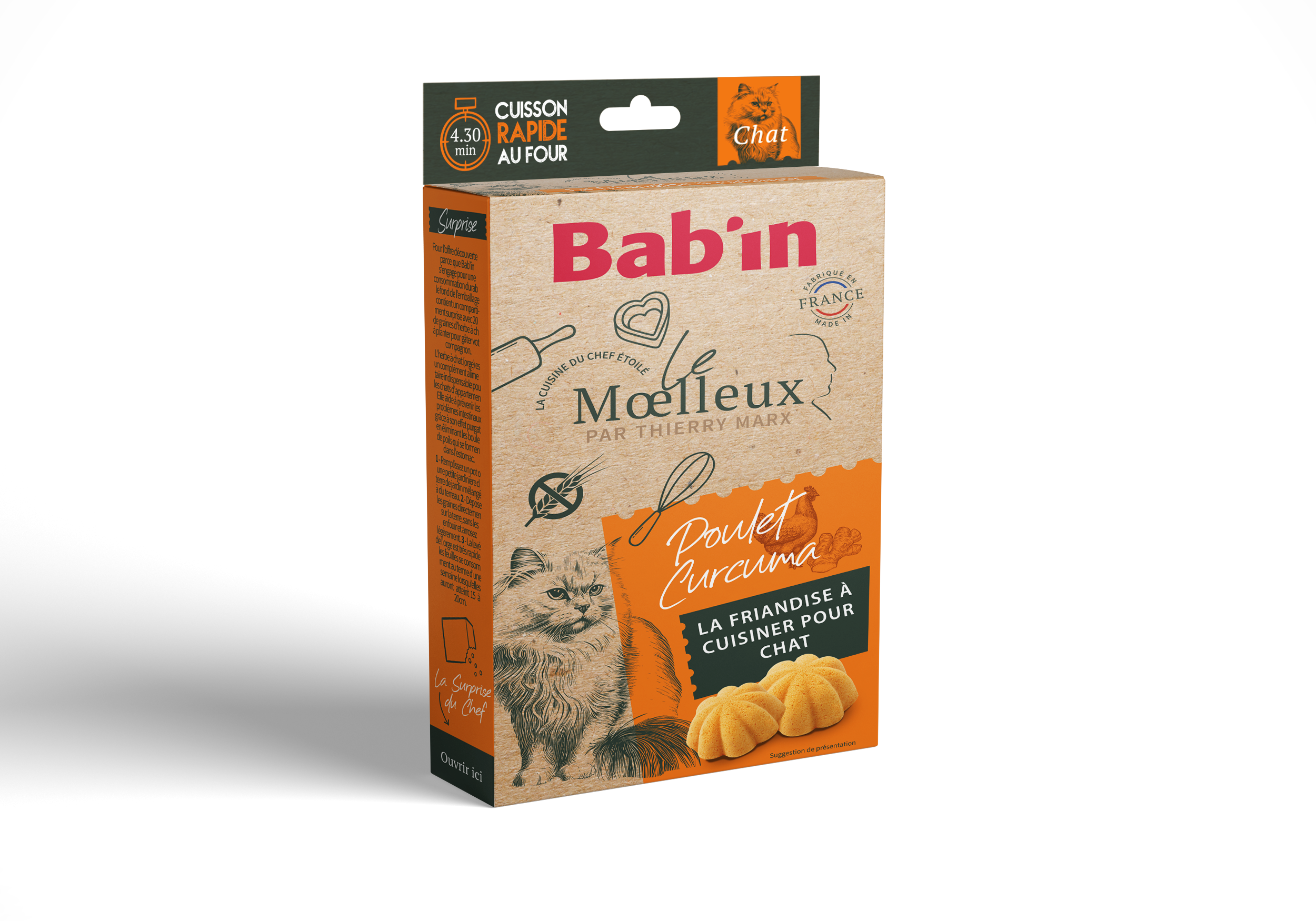 LE MOUELLEUX PACK CHAT POULET/CURCUMA